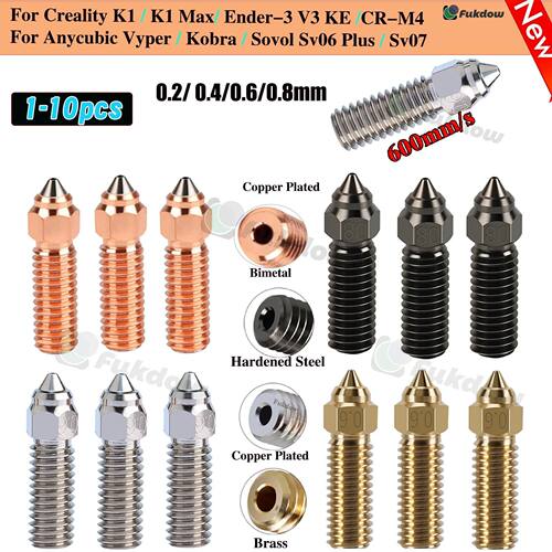 Nozzles For Creality Ender 3 V3 KE K1 / K1 MAX CR-M4 Nozzle