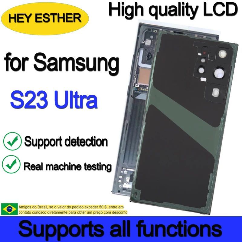 Dynamic AMOLED 6.8'' Replacement For Samsung S23 Ultra LCD D
