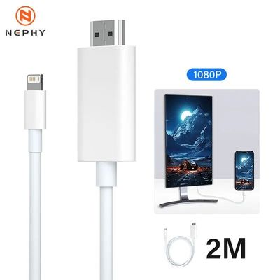 1080P HDTV Cable TV Digital AV Adapter for iphone to HDMI Ca