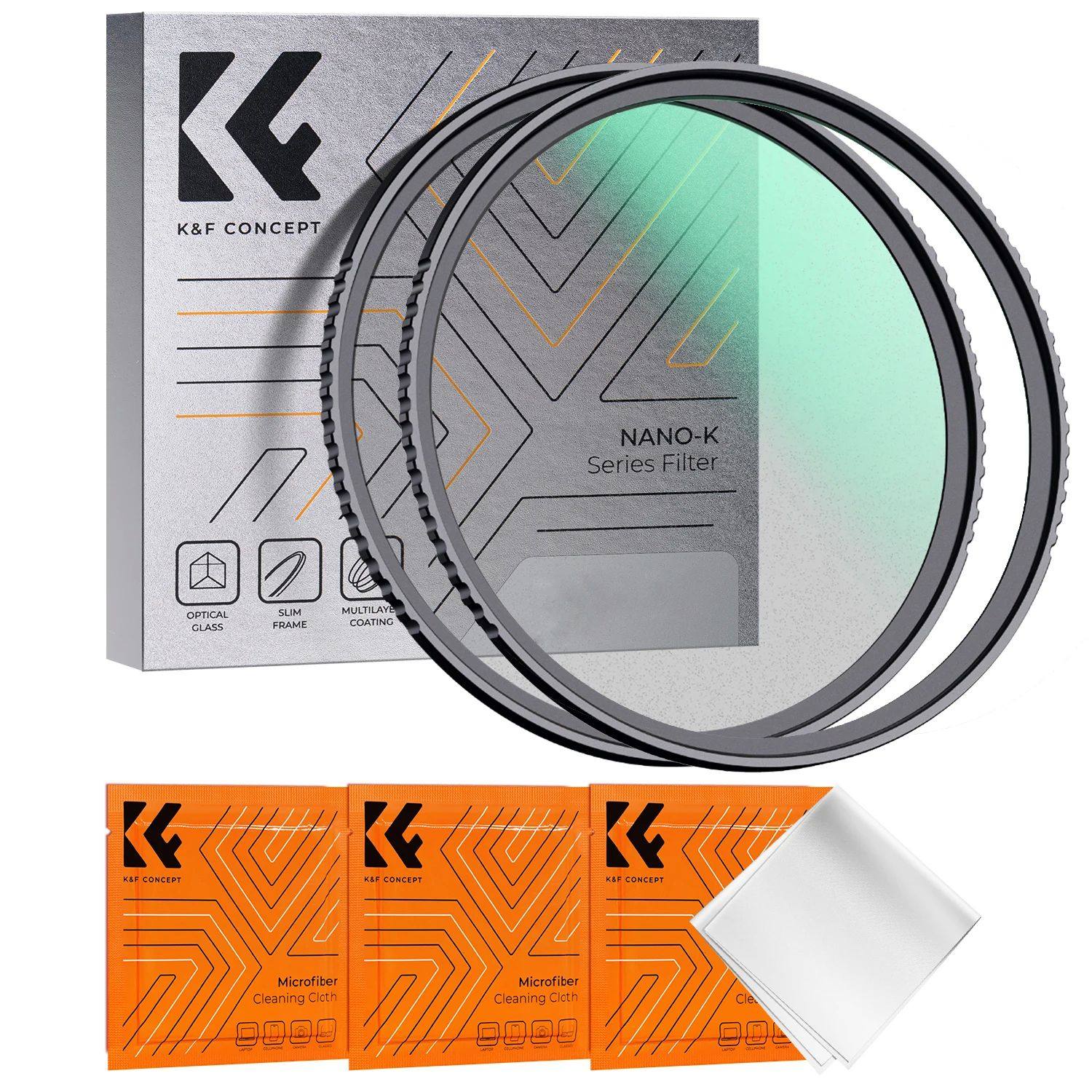 K&F Concept 49-82mm Black Mist Diffusion Filter 1 1/2 with M