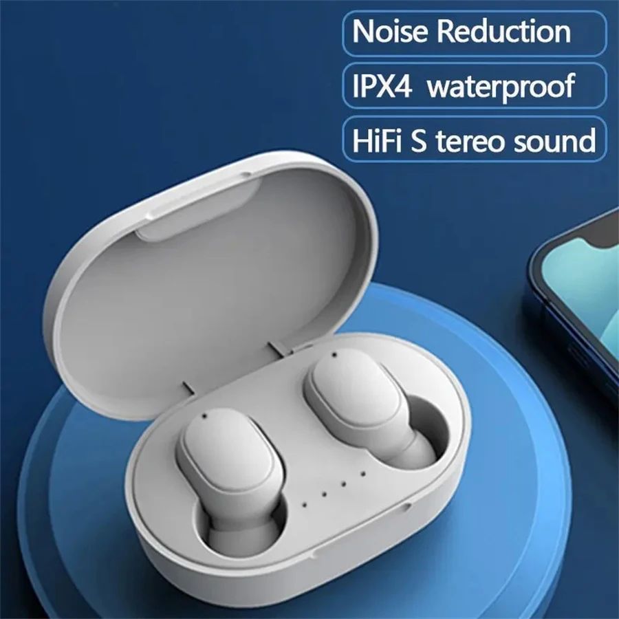 A6S Bluetooth Headset In-ear Macaron 5.0 TWS Earbuds Waterpr