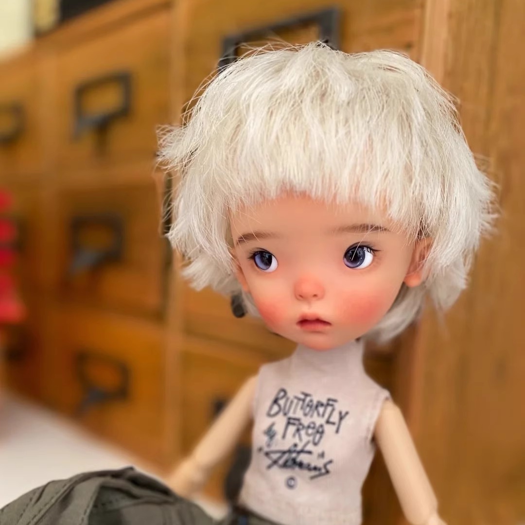 bjd娃娃bjd正版娃娃小6分蓝豆豆bjd六分bjd素体sd娃娃bjd人偶娃娃