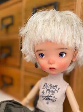 bjd娃娃bjd正版娃娃小6分蓝豆豆bjd六分bjd素体sd娃娃bjd人偶娃娃