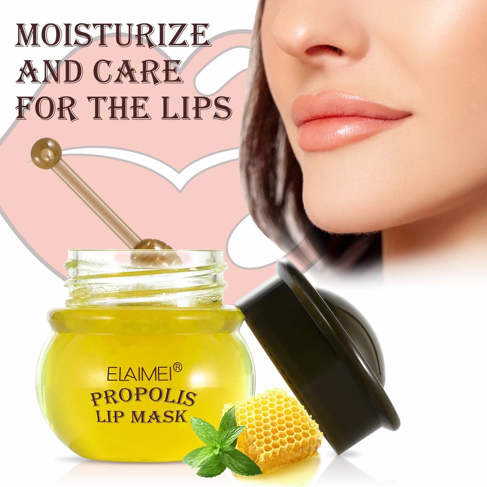 honey moisturizing propolis lip mask exfoliating bee balm