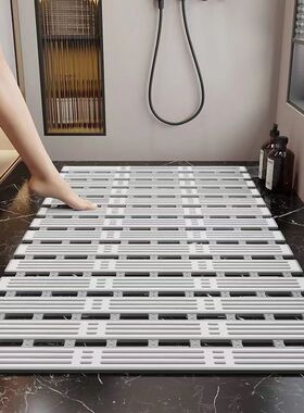 Non Slip Bath Mat Quick Drain Shower Floor Mat Bathtub Mat