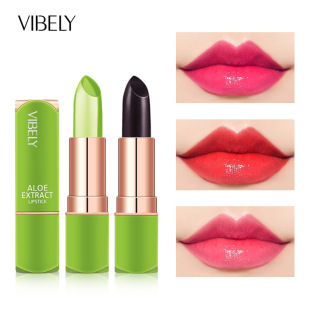 Magic Aloe Vera Lipstick Lip Balm Color Mood-Changing Long