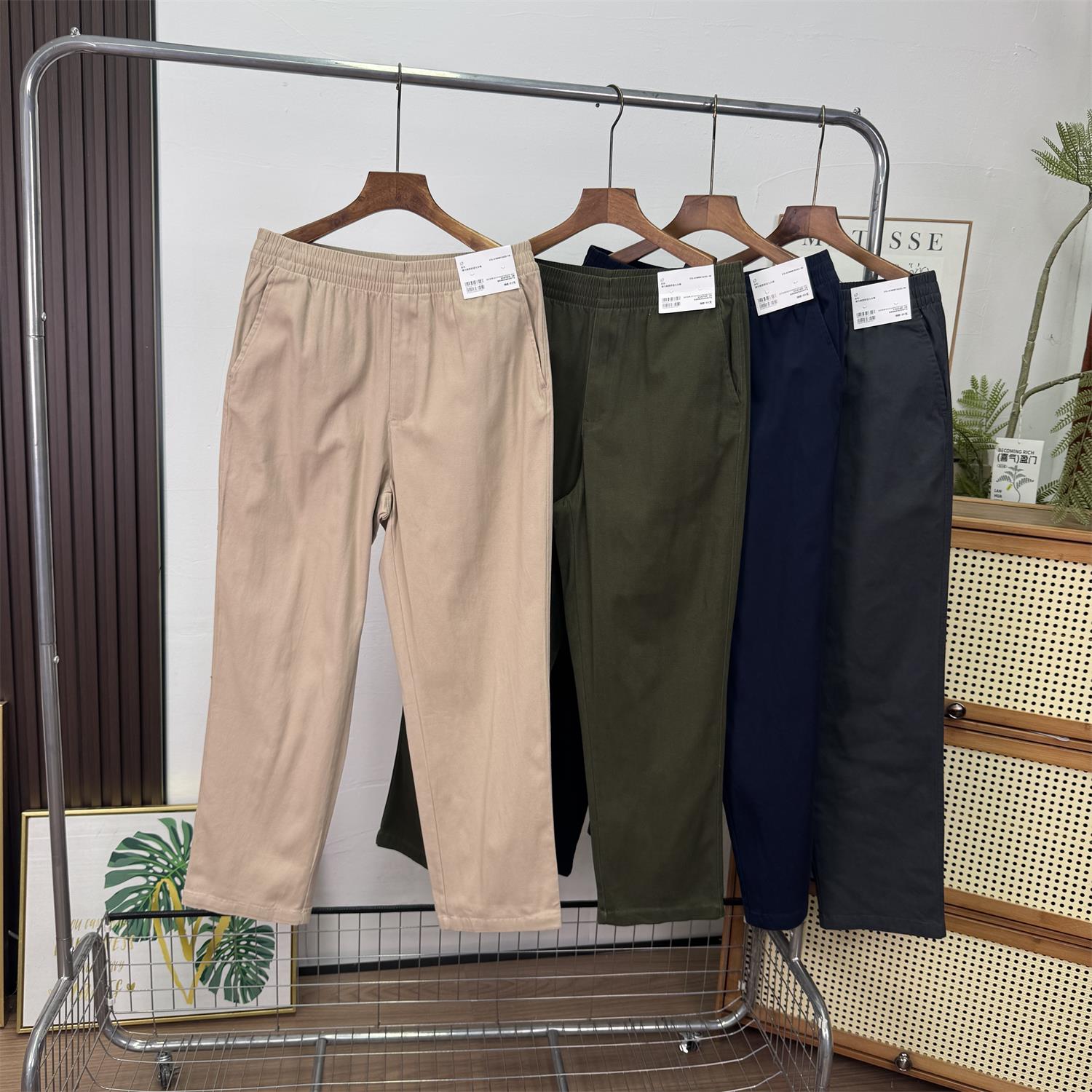 秋款男装/女装休闲裤/宽松直筒裤舒适百搭九分裤子479134