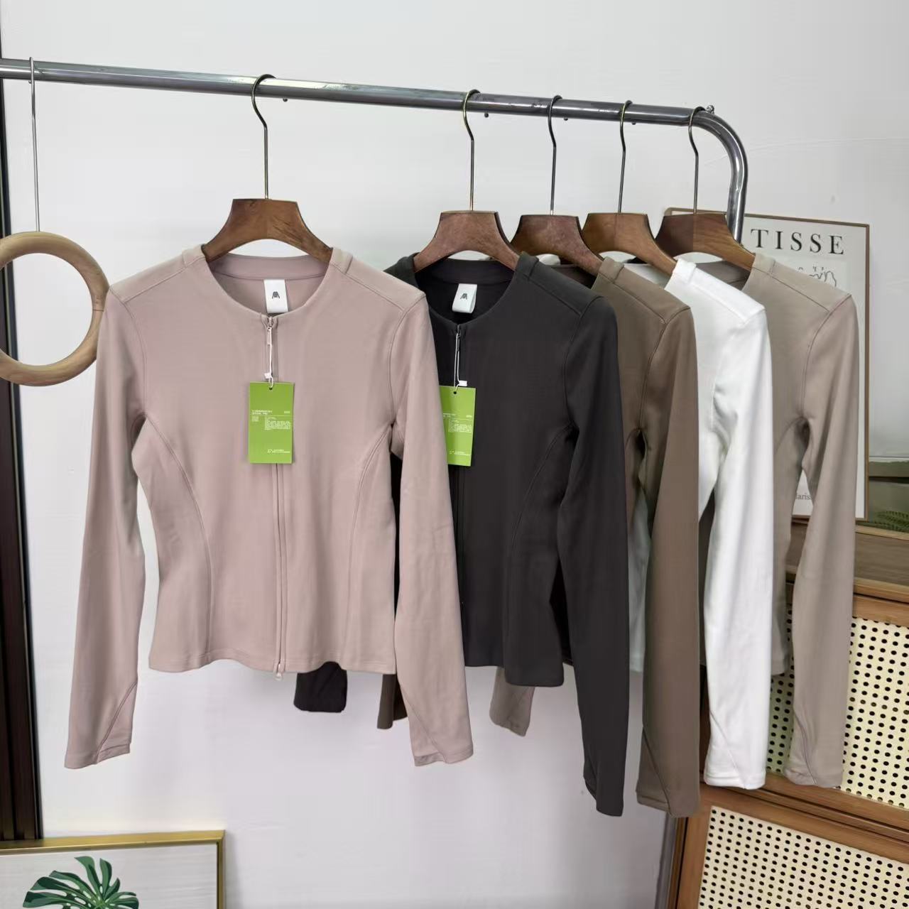 大厂订单！双拉链摇粒绒开衫女秋新款保暖上衣外套内胆针织打底衫