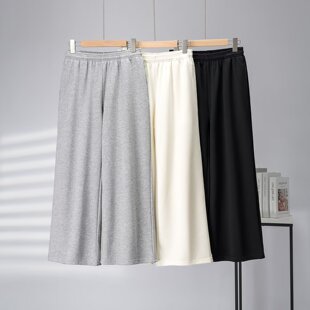 衣间女装 25秋冬新款 运动宽腿裤 宽松卫裤 479620 百搭显瘦阔腿裤 式