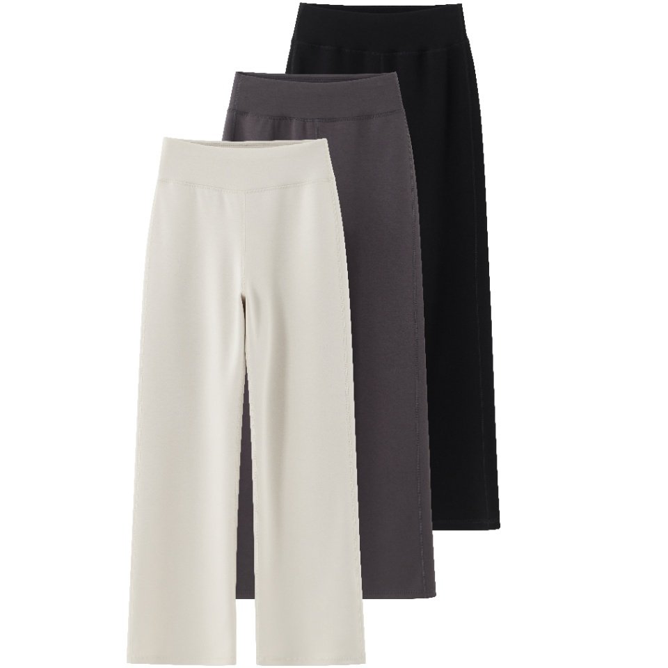 大厂订单！2025初秋新款亲肤软糯通勤日常百搭运动休闲直筒裤7861