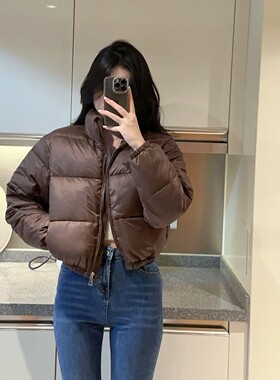 立领多色宽松百搭短款面包棉服