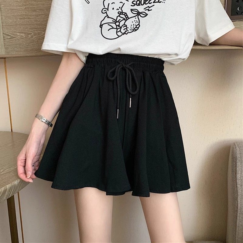 阔腿短裤裙裤子女生夏装2025新款
