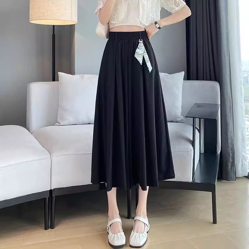 冰丝速干七分阔腿裙裤女夏季裙子