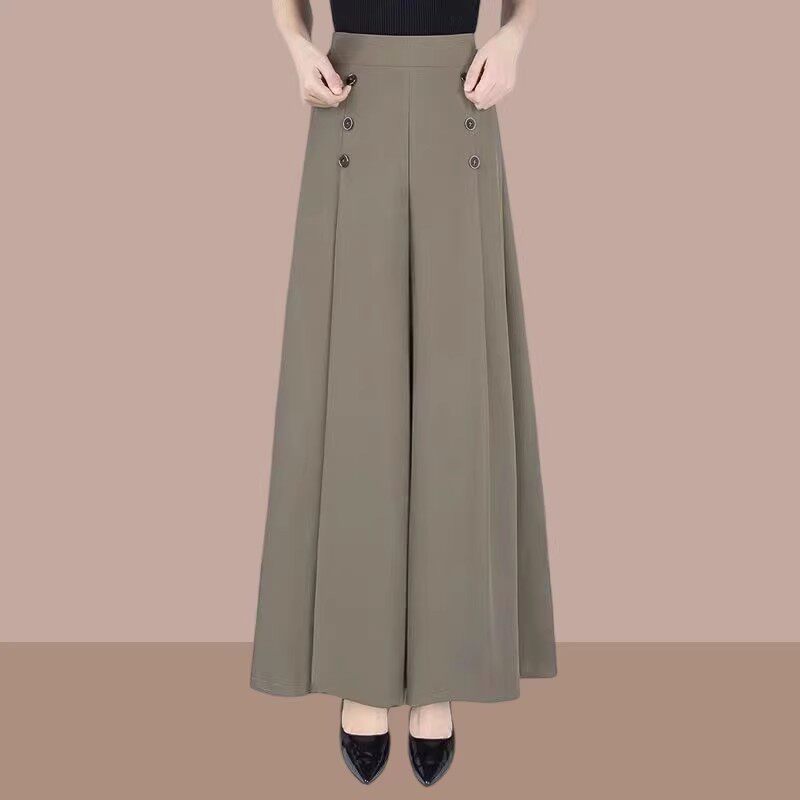 女士冰丝裙裤夏季阔腿裤长裤女裤