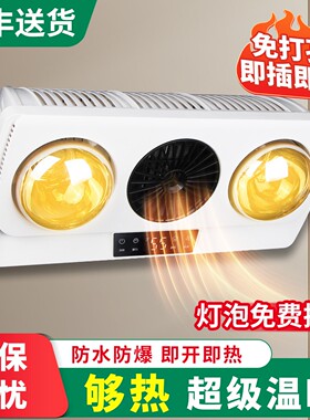 西子阳光壁挂式浴霸灯卫生间免打