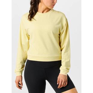 代购Vuori女士运动卫衣柔软亲肤易拉伸舒适贴身透气排汗长袖圆领