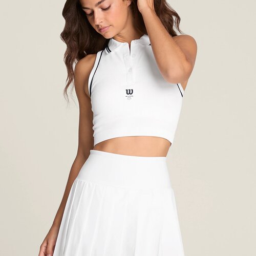 代购Wilson威尔胜女士网球POLO衫透气排汗轻便贴身内置胸垫