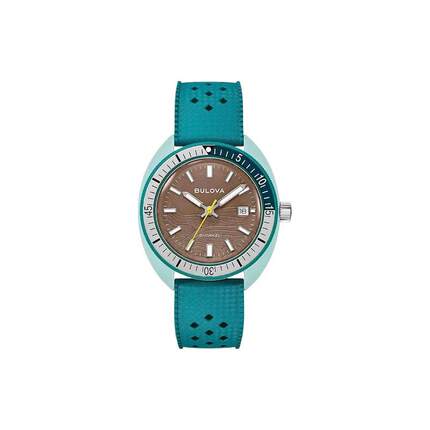 海外代购BULOVA/宝路华男士欧美腕表日期显示单向旋转表圈