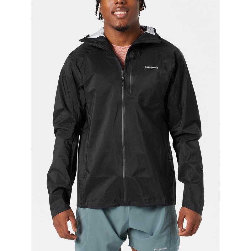 代购PATAGONIA男士冲锋衣防水透气可收纳户外风衣连帽长袖
