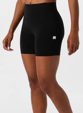 代购Vuori女士高腰骑行短裤吸湿排汗贴身舒适弹性延展侧边口袋