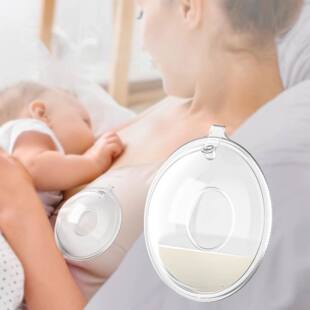 2Pcs Breast Milk Collector Silicone Baby Breast pump Saver