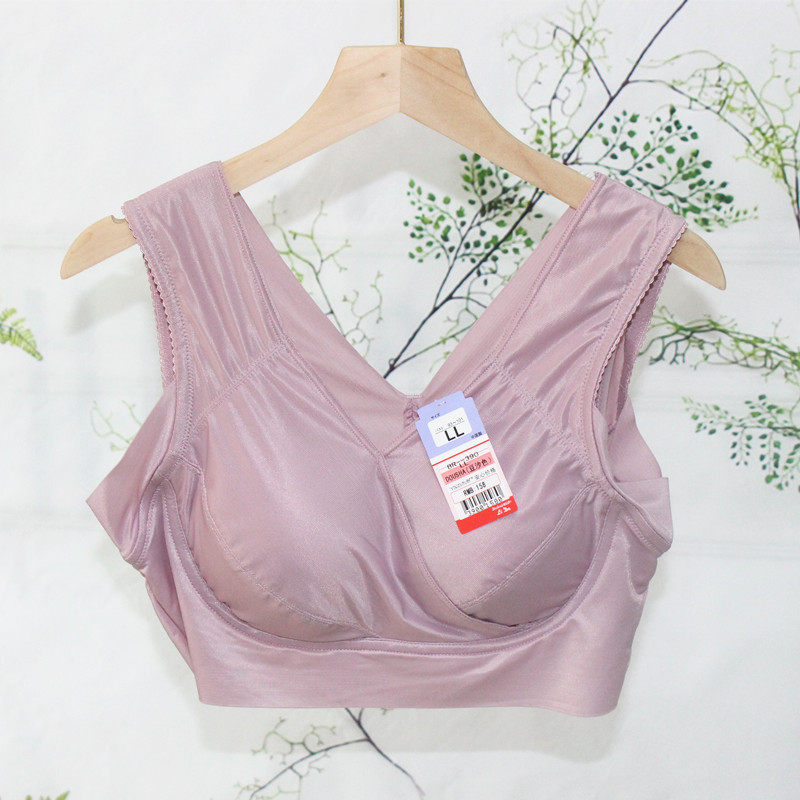 超大码200/250斤胖mm夏加肥加大无钢圈聚拢内衣运动式文胸胸围130