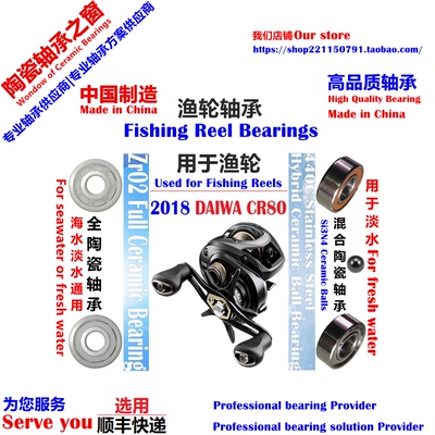 18达瓦CR80远投陶瓷轴承|18 DAIWA CR80 Ceramic Bearing