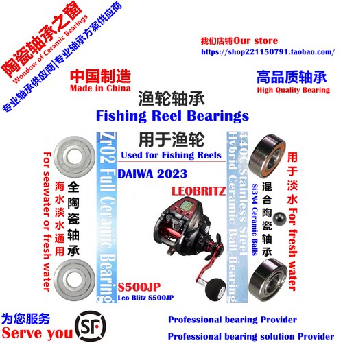 23 Leo Blitz S500JP陶瓷轴承23 DAIWA LEOBRITZ S500JP Bearing