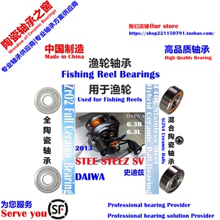 Bearing DAIWA 13史迪兹SV6.3远投陶瓷轴承 STEEZ 6.3R