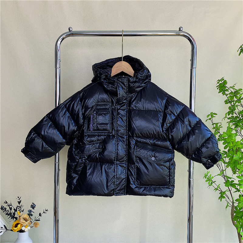 木瓜汁2022冬男童免洗羽绒服外套
