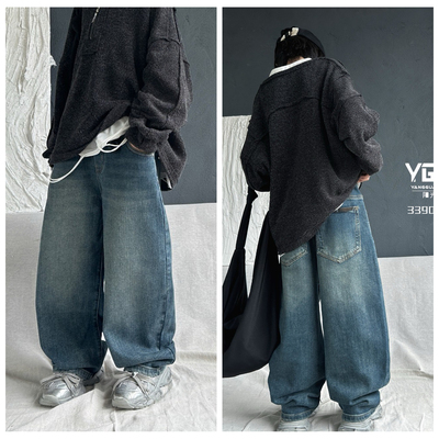 阳光爱橦秋男童牛仔裤儿童潮