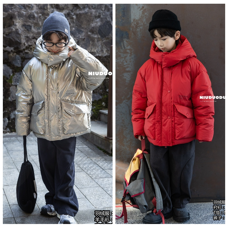 牛哆哆2024冬男童免洗羽绒服外套