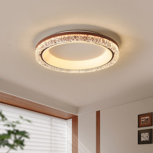 现代轻奢水晶LED吸顶灯