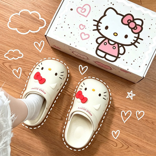 HelloKitty正版授权儿童洞洞鞋