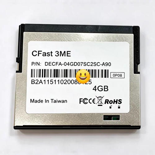DECFA-04GD07SC2SC-A90/宜鼎Innodisk工业级CFast 3ME卡/容量4GB