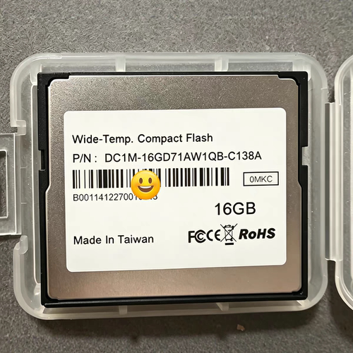 DC1M-16GD71AW1QB-C138A/宜鼎Innodisk工业级CF卡iCF9000系列16GB