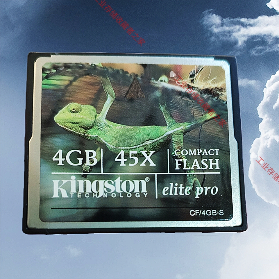 Kingston金士顿 4GB 45X 50X CF卡 相机工控数控 变色龙 壁虎款