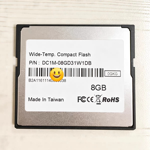 型号DC1M-08GD31W1DB/宜鼎innodisk工业级CF卡iCF4000/容量8GB