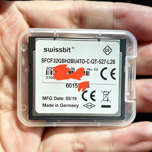 SFCF32GBH2BU4TO-C-QT-527-L28德国swissbit工业级CF卡32GB贝加莱