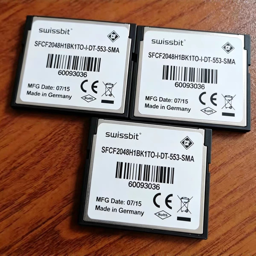 SFCF2048H1BK1TO-I-DT-553-SMA/德国swissbit工业级CF卡/容量2GB