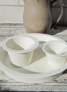 简约白色陶瓷餐具英国皇家道尔-顿和著名厨师联名款烤盘深盘菜盆