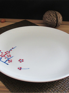 意大利giannini “傲雪”牛排盘 西餐盘 盘子 出口原单陶瓷餐具