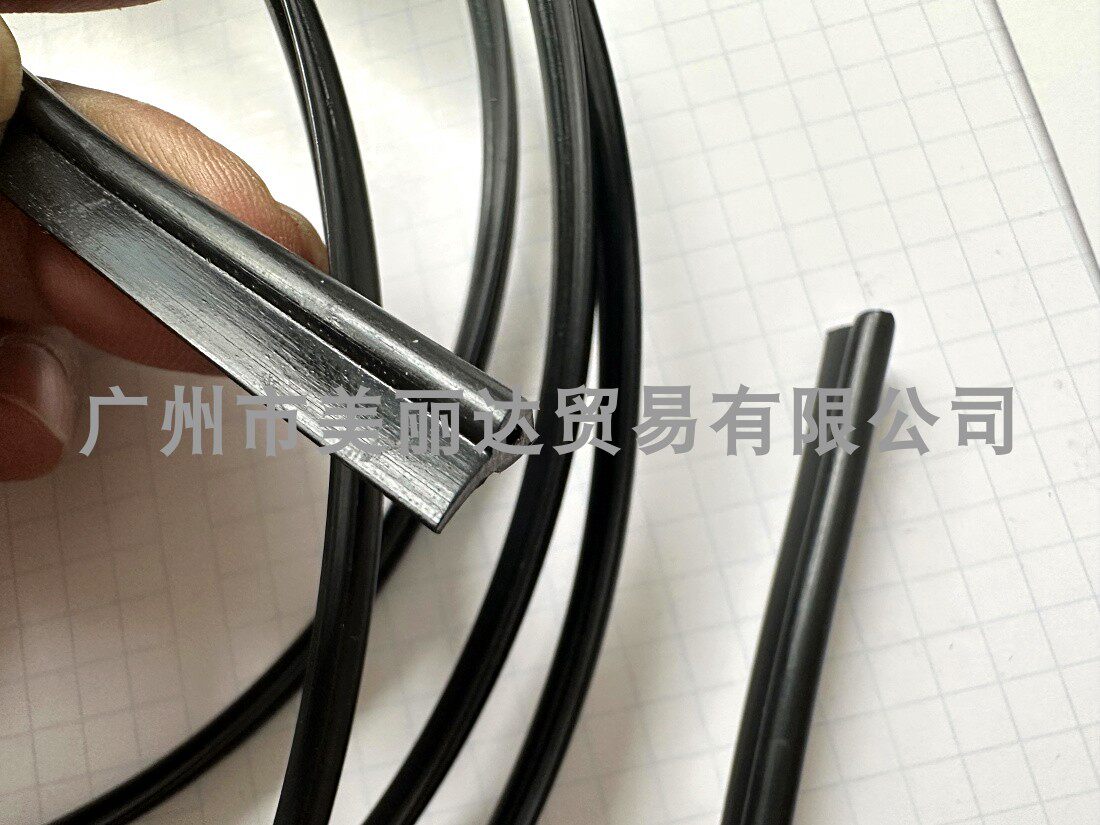 PE材质车缝骨T骨塑胶骨条