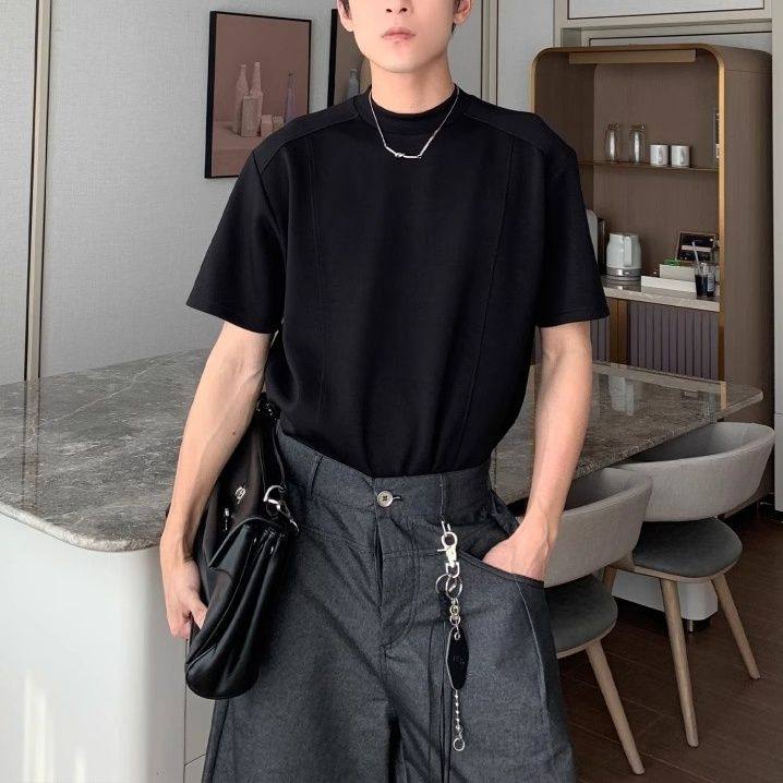 夏季新款重磅300G纯棉男士正肩韩版休闲百搭短袖T恤,男装,T恤,淘宝优惠券,粉丝福利购,淘宝优惠卷