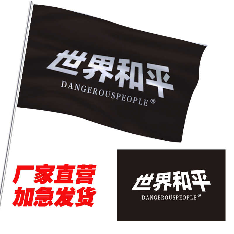 世界和平薛之谦大旗帜天外来物演唱会手摇旗子音乐节演出应援周边