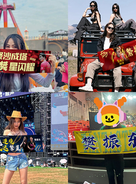 樊振东应援手幅手拉横幅乒乓球啦啦队明星现场周边大旗旗帜手摇旗