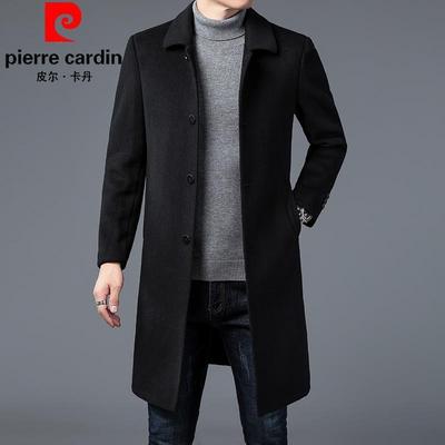 外套冬季中年毛呢休闲风衣