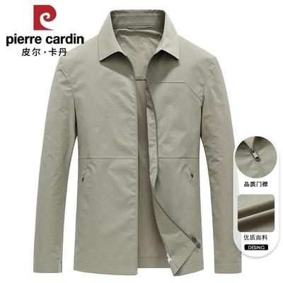 上衣中年时尚休闲纯色百搭外套