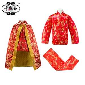 精品五领三腰女款寿衣唐装七彩人丝织金全套寿服冲喜装老衣发圆通