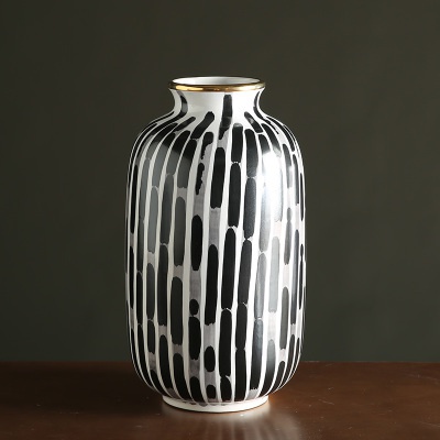 dernbsimple j lack and hitewceramic vase decoration mo